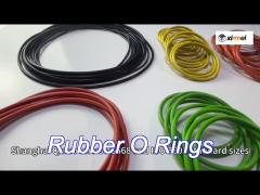 nbr / silicone /  / fkm rubber o rings as-568a standard with anti oil function