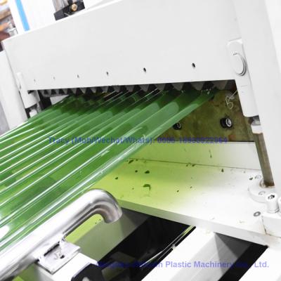 China Clear Sheet PET Roofing Sheet Tile Extrusion Machine 	Tile Production Line for sale