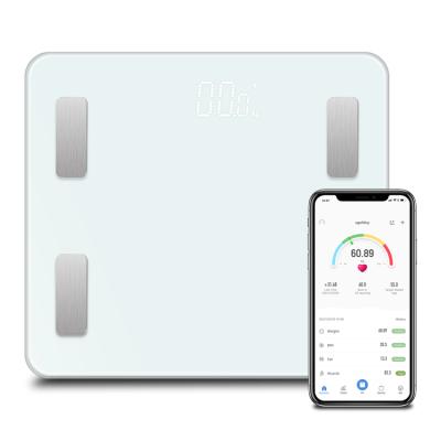 China Stored Smart Digital Bathroom Scale BMI Body Weight Composition Analyzer Digital Body Fat Scale for sale