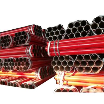 China Fire Fighting System ASTM A795 Sch10 4inch Certificate SMLS Pipe Red ASTM B32 Hose Fire Fighting Hose / Coated Hose for sale