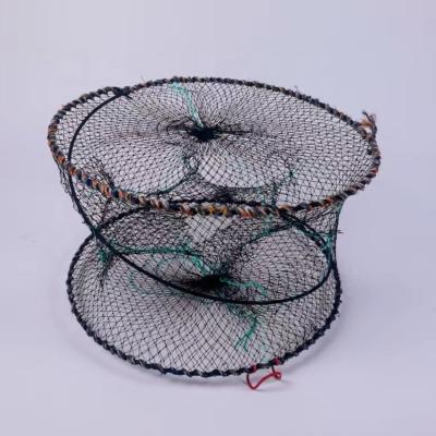 China High Strength Wholesale fishing traps round shrimp trap black  metal crab trap for sale