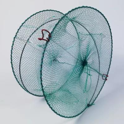 China High Strength Round foldable shrimp crab traps 50*20cm fishing traps crab for sale