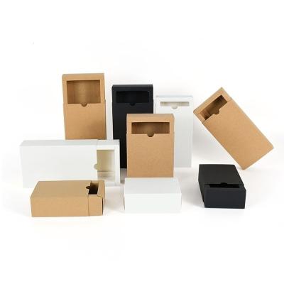 China Recyclable Cheap Modern Paper Bag Handmade Jewelry Crafts Soap Packaging Box Handmade Candy Storage Tray Paper Bag for sale