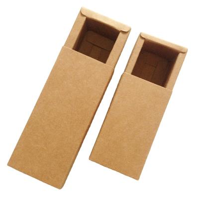 China Wholesale Cheap Recyclable Custom Printed Kraft Paper Drawer Sliding Box For Electronic Product Case Packaging for sale