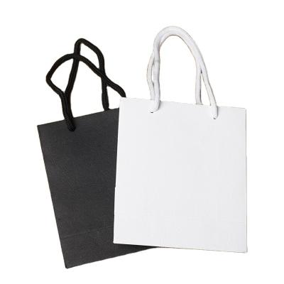 China Hot Sale Gift Recyclable Gradient Color Fashionable Custom Printed Paper Bag With Handle for sale