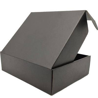 China Wholesale Cheap Small Black Corrugated Paper Recyclable Shipping Box Custom Shipping Cardboard Gift Color Airplane Box For Sale for sale