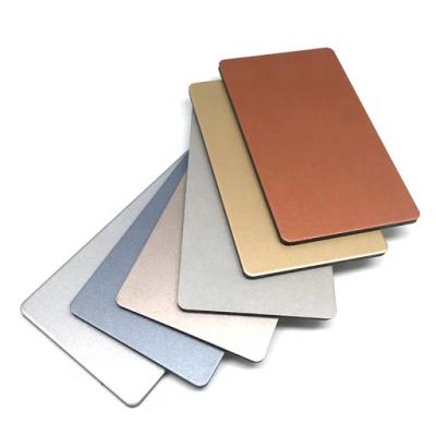 China 4x8ft 3mm acp PE aluminum composite panels ACP sheet sandwich panel for signage en venta