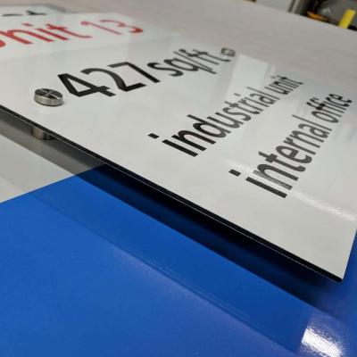 China PE coating aluminum composite panel Signage ACM ACP Material en venta