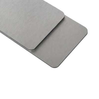 China 3-6mm Thickness Brushed Aluminium Composite Panel For Building Exterior Applications for sale