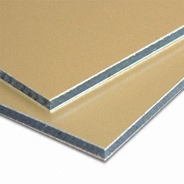 China Building construction Material/Exterior Wall Cladding/Gold Brushed Acp factory Price /ACM for sale