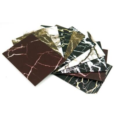 China Exterior Wall Cladding Marble Aluminum Composite Panel OEM Accepted Decorative Aluminium Foil for sale