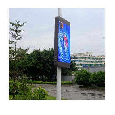 China OUTDOOR Pakistan Kinglight Nationstar LED P6 SMD outdoor advertising board led pole screen with 3G/4G/USB/WIFI control for sale