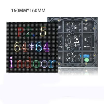 China Advertising Super Clear Matrix 64x64 Pixel LED Display Screen Indoor Outdoor TV P2.5 Led Module for sale