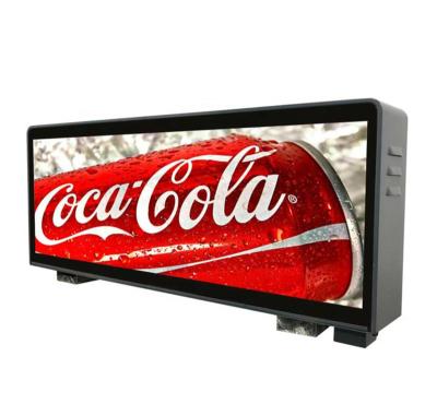 China Newest taxi top sign OUTDOOR outdoor IP67 p4 led electronic billboard double sides advertising led screen for sale