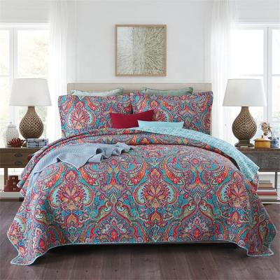 China Anti-pilling Washed Winter Jacquard Comforter Bedspread Quilts Bedspread Bedding By Bedspread Set With 2 Pillowcases for sale