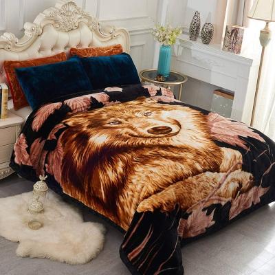 China PORTABLE Fleece Blanket King Size 85