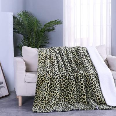 China Mink Sherpa Blanket Custom PORTABLE 50