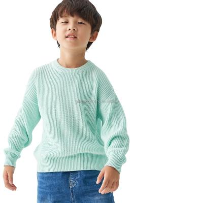 China Anti-pilling in Stock Solid Warm Winter and Autumn Baby Knitted Wholesale Children's Sweater for sale