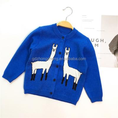 China Oversized Knitwear Chunky Knit Pullover Anti-pilling Baby Sweater Kids Girl Clothing for sale