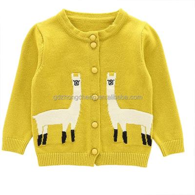 China Anti-pilling girls thick knitted winter sweaters for kids sweaters kids knitted cardigan for sale