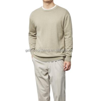 China Factory Wholesale Anti-Wrinkle Mens Cashmere Round Neck Knitted Sweater for sale