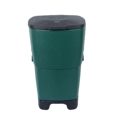 China Good Quality 100L Blow Mold Maker and Compost Bucket Viable Kitchen Waste Storage Bin with Keep Warm Compost Fertilizer for sale