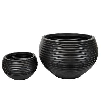 China Planters Planting Professional Plastic Factory OEM&ODM Custom Plastic Parts Blow Molding Service For Factory Large Round Plastic Planters for sale