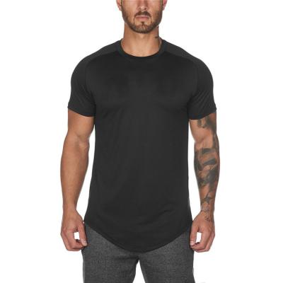 China Wholesale High Quality Round Neck Men's OEM Compression Fitness Gym T-Shirt QUICK DRY for sale