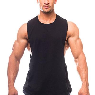 China QUICK DRY print logo no brand plain sport muscle gym tank tops men plain white vest tops for sale