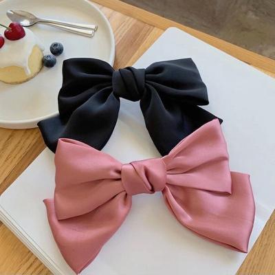 China Hair Ties New Butterfly Cute Girl Looking Elastic Ponytail Band Hair Rope High Elastic Hair Bow For Girls for sale