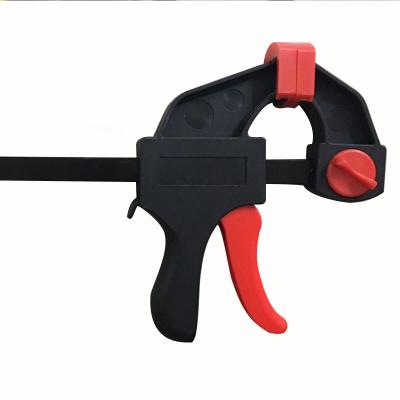 China Wholesale Nylon Hardware Assembly 4INCH 6INCH Hand Tools Pipe Clamp F Style Light Duty Clamp For Woodworking Working for sale