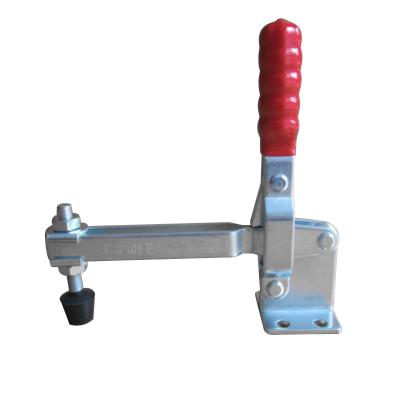 China 201A Toggle Clamp Vertical Metal Hand Tool Clamp Steel Quick Release Covered Anti-Slip Horizontal Anti-Slip Hand Tool for sale