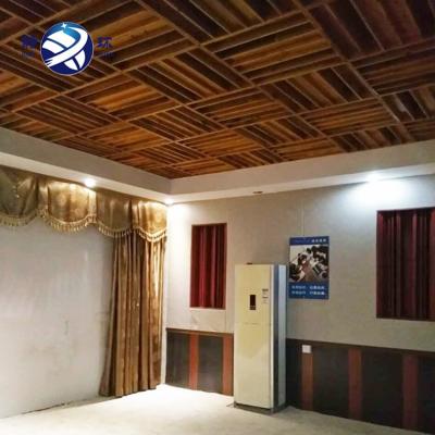 China Background noise< 25 db Wooden Material Sound Proof Diffuser Acoustic Panel For Audio Room for sale