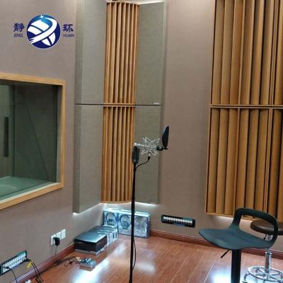 China Background noise< 25 DB Insulation Walls Structure Perforated Wooden Acoustic Panels For Audio Visual Room for sale