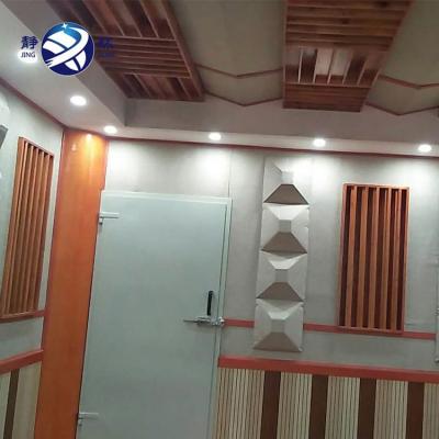 China Background noise< 25 DB 3D Soundproof Wall Perforated Diffuser Acoustic Panel For Recording Room for sale