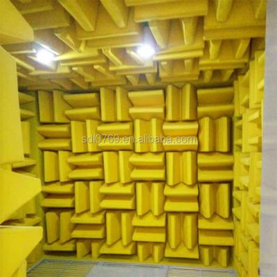 China 99% Soundproof Booth With Perforated Metal Fiberglass Foam Wedge China Supplier for sale