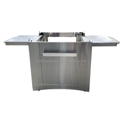 China Height Adjustable Stainless Steel Trolley For Gas Pizza Oven PT3026 for sale