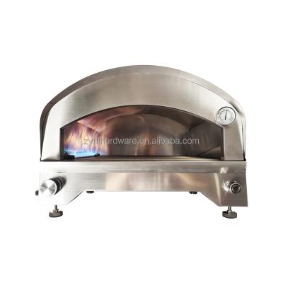 China Height Adjustable High Power Stainless Steel Gas Table Top Outdoor Pizza Oven for sale