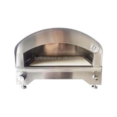 China Professional Adjustable Height Stainless Steel High Power Outdoor Gas Pizza Oven for sale