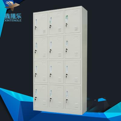 China Cold Roll Steel Plate Design Clothing Storage 12 Bunker Door Metal Gym Universal New Locker for sale