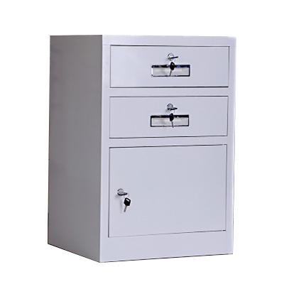 China Convenience Morden Home Decoration Two Drawer One Drawer Mini Steel Door Locker Nightstands for sale