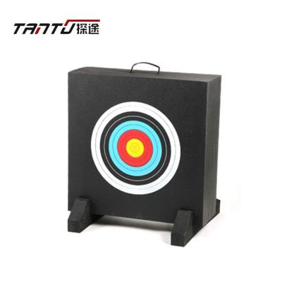 China Sale Durable Hot Extra Thick High Density PE Foam 25cm Silkscreen Printing Domino Compound Archery Target Archery Target Padding for sale