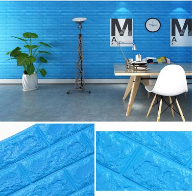 China Full Body Tiles Foam 3d Wallpaper Home Decor Adhesive 3d Home Decoration Sticker for sale