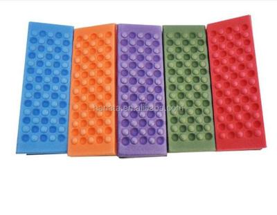 China Eggcrate Outdoor Cushion Xpe Foam Plastic Seats For Outdoor Stadium Bleachers 8 Mm Thickness Carpet for sale