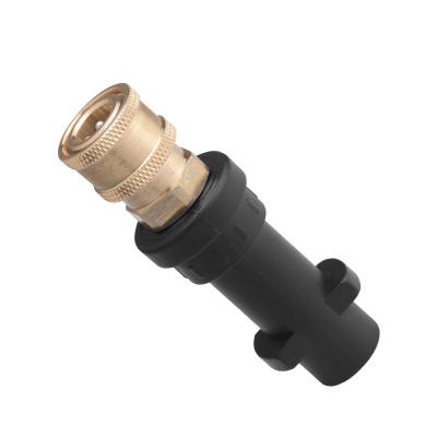 China Plug Quick Connector Suitable for Kaichi K Series 1/4 Plug Copper Quick Connector Car Joint High Pressure Water Gun Lengthening Quick Connector for sale