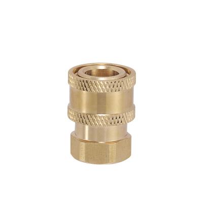 China QC M14 1.5 Female Thread Pressure Water Quick Coupler Interface Converter Pressure Joint Coupler 1/4