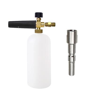 China Car Body Snow Foam Cleaning Lance With 304 Stainless Steel Adapter For Italian Nilfisk Quick Connect Gun for sale