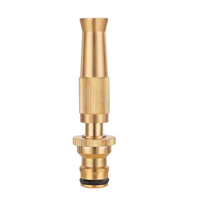 China Easy-Hold Free Sample Mini Pure Copper Direct Spray Nozzle Watering Flowers High Pressure Wash Station Equipment for sale