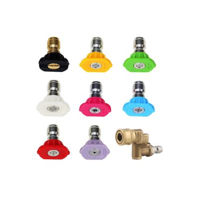 China Universal Cleaning Machine Parts Nozzle High Pressure Electric Cleaner Fast Connect Electric Nozzle Cleaner Nozzle for sale