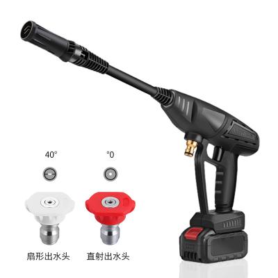 China New China-chic Cordless Portable Electric Car Washer High Pressure Gun with Rechargeable 24V Battery Power Car Wash Foam Gun for sale